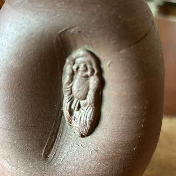 Antique Bizen Ware Vase WWII Japan - Picture 4 of 9